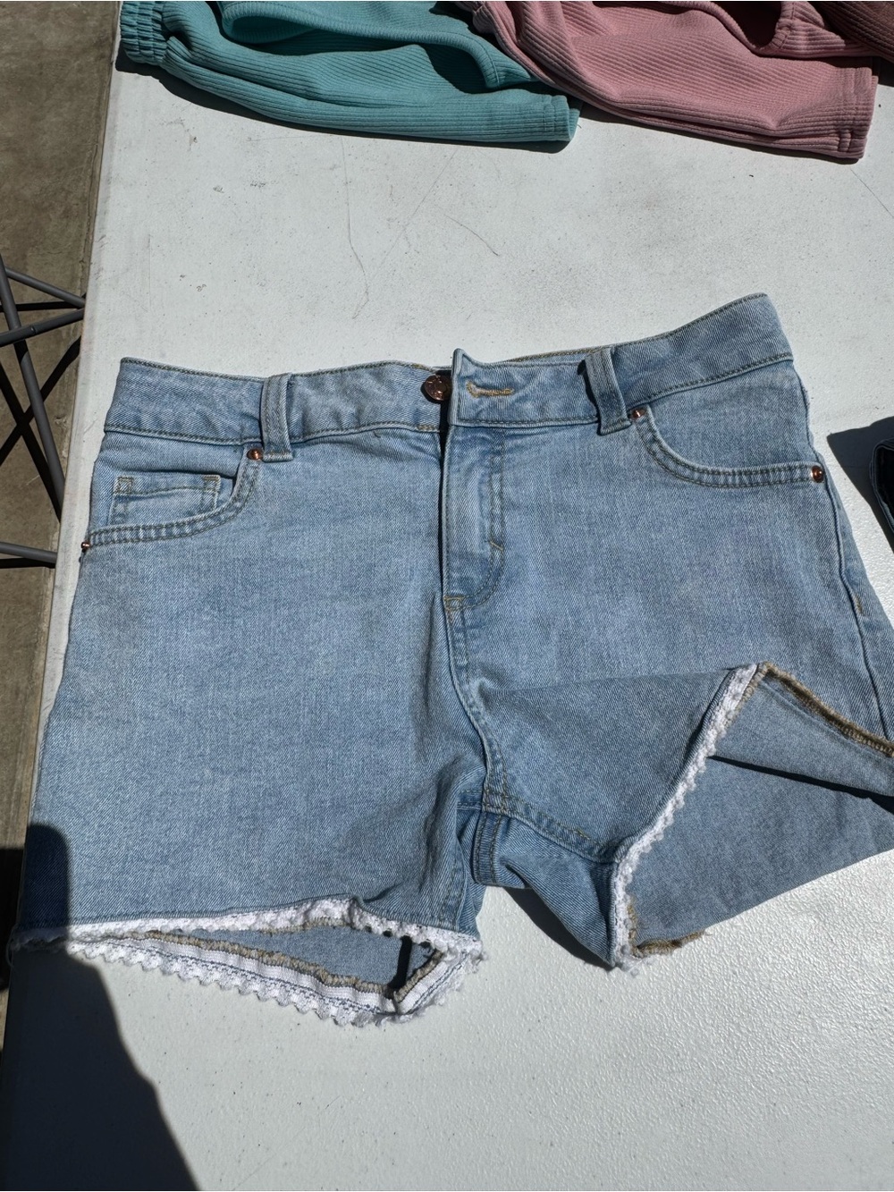 Light Blue Denim girl’s Short bundle